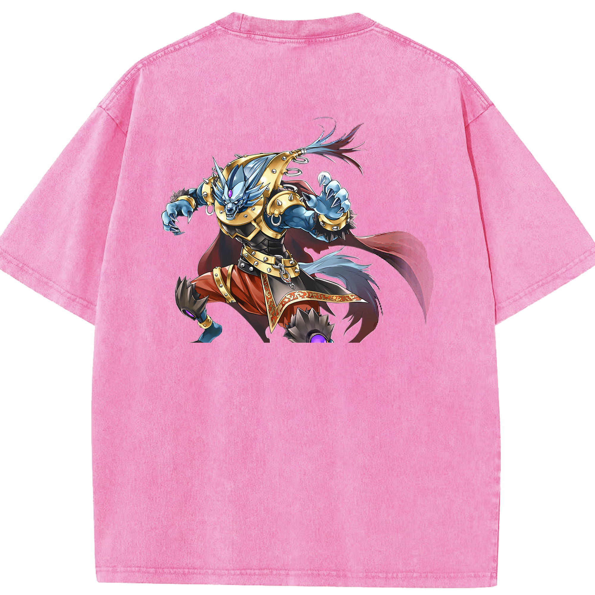 （画像用） 遊☆戯☆王 Yu-Gi-Oh! 綿100% ヴィンテージ風 半袖Tシャツ（背面プリント）